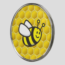 Honeybee Cartoon Golf Ball Marker