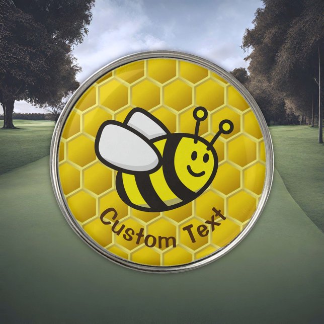 Honeybee Cartoon Golf Ball Marker (Creator Uploaded)