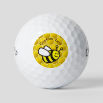 Honeybee Cartoon Golf Balls