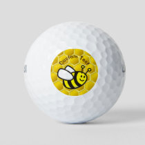 Honeybee Cartoon Golf Balls