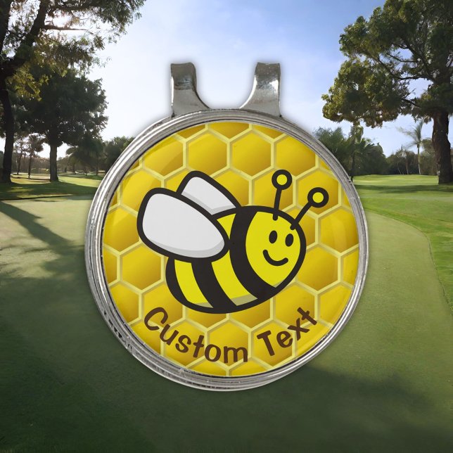 Honeybee Cartoon Golf Hat Clip (Creator Uploaded)