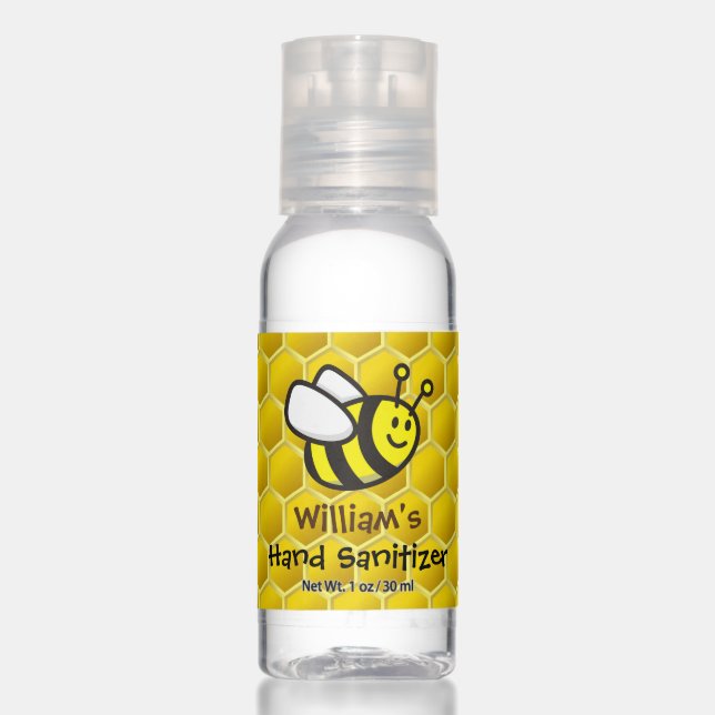 Honeybee Cartoon Hand Sanitizer (Front)