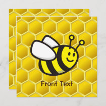 Honeybee Cartoon Invitation