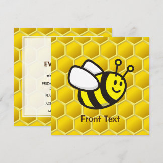 Honeybee Cartoon Invitation