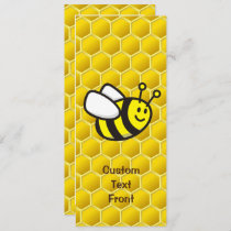 Honeybee Cartoon Invitation