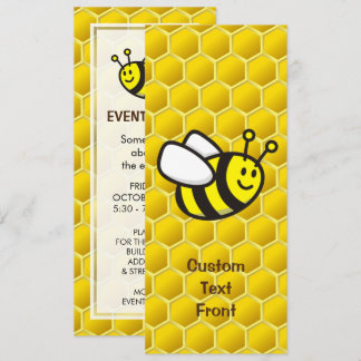 Honeybee Cartoon Invitation