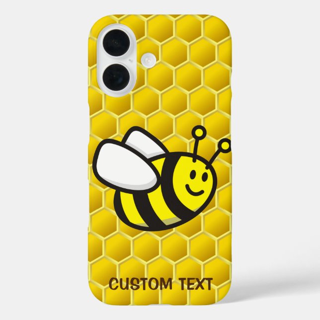 Honeybee Cartoon iPhone Case (Back)