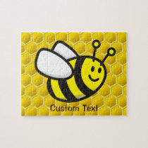 Honeybee Cartoon Jigsaw Puzzle