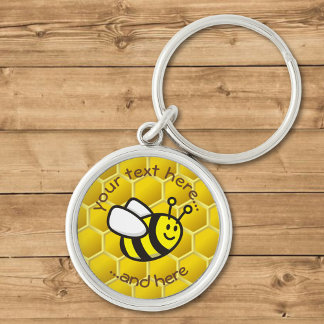 Honeybee Cartoon Keychain