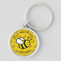 Honeybee Cartoon Keychain