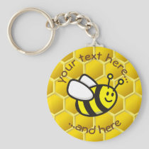 Honeybee Cartoon Keychain