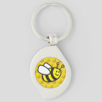 Honeybee Cartoon Keychain