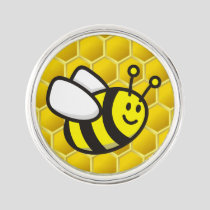 Honeybee Cartoon Lapel Pin