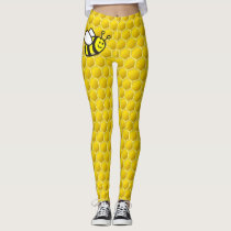 Honeybee Cartoon Leggings