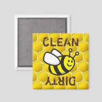 Honeybee Cartoon Magnet