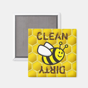 Honeybee Cartoon Magnet