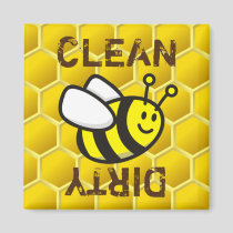 Honeybee Cartoon Magnet