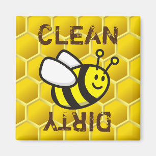 Honeybee Cartoon Magnet