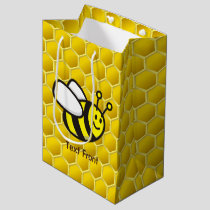 Honeybee Cartoon Medium Gift Bag