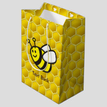 Honeybee Cartoon Medium Gift Bag