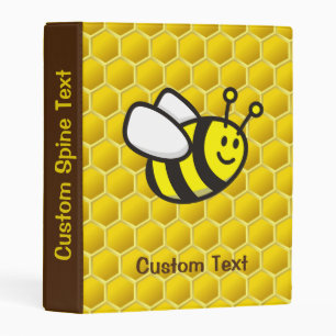Honeybee Cartoon Mini Binder