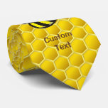 Honeybee Cartoon Neck Tie