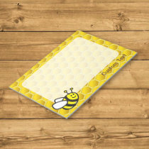 Honeybee Cartoon Notepad