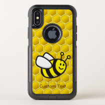 Honeybee cartoon OtterBox commuter iPhone XS case
