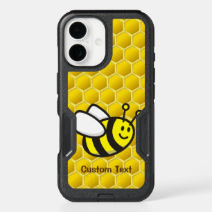Honeybee Cartoon iPhone 16 Case