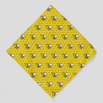 Honeybee Cartoon Pattern Bandana