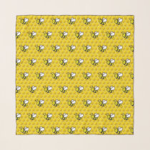Honeybee Cartoon Pattern Scarf