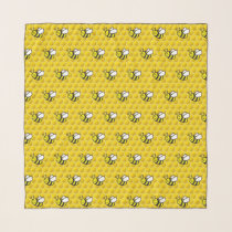 Honeybee Cartoon Pattern Scarf