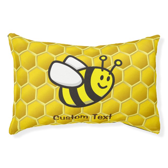 Honeybee Cartoon Pet Bed (Front)