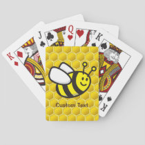 Honeybee Cartoon Playing Cards