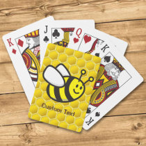 Honeybee Cartoon Poker Cards