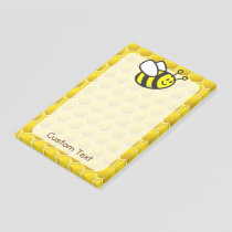 Honeybee Cartoon Post-it Notes