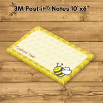 Honeybee Cartoon Post-it Notes
