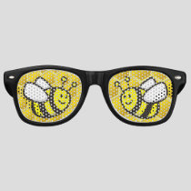 Honeybee Cartoon Retro Sunglasses