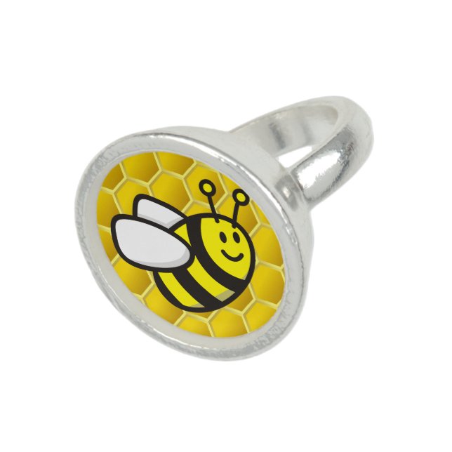 Honeybee Cartoon Ring (Top)