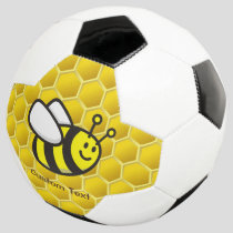 Honeybee Cartoon Soccer Ball