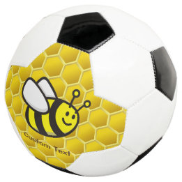Honeybee Cartoon Soccer Ball