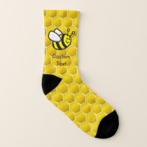 Honeybee Cartoon Socks