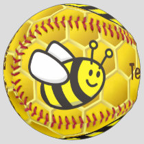 Honeybee Cartoon Softball