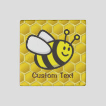 Honeybee Cartoon Stone Magnet