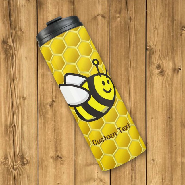 Honeybee Cartoon Thermal Tumbler (Creator Uploaded)