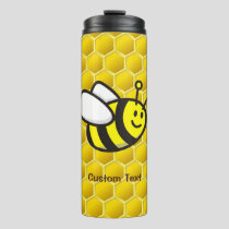 Honeybee Cartoon Thermal Tumbler