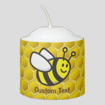 Honeybee Cartoon Votive Candle