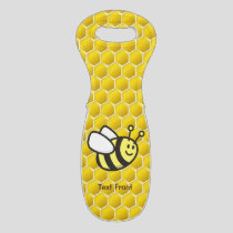 Honeybee Cartoon Wine Bag