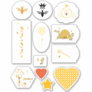 Honeybee Custom-Cut Vinyl Sticker