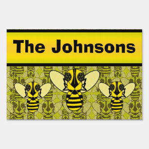 Honeybee Custom Yard Sign